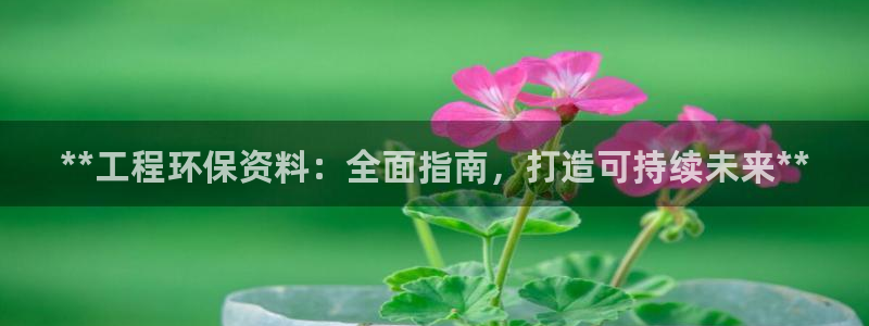 cmt彩名堂：**工程环保资料：全面