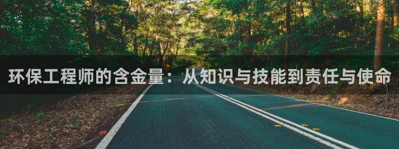 彩名堂官网计划怎么下载到手机：环保工程师的含金量：从知识与技能到责任与使命