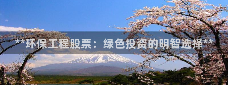 彩名堂4.3：**环保工程股票：绿色