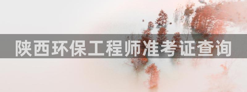 彩名堂还能用吗：陕西环保工程师准考证