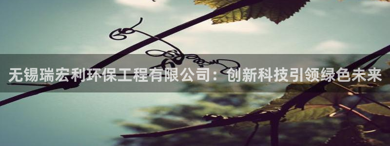 彩名堂免费计划官网老版本：无锡瑞宏利
