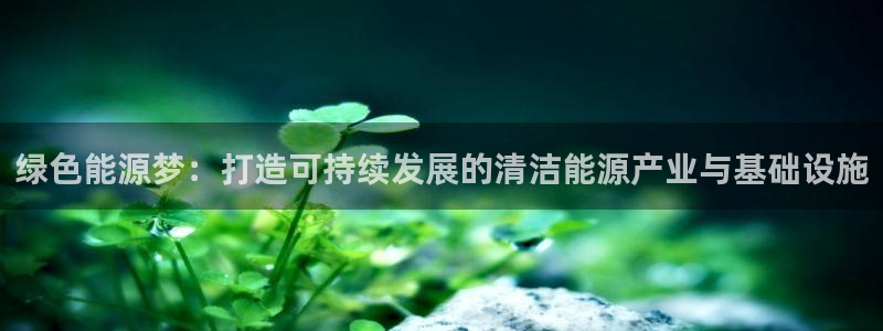 彩名堂5.0计划：绿色能源梦：打造可持续发展的清洁能源产业与