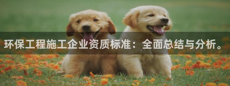 彩名堂手机版官网：环保工程施工企业资质标准：全面总结与分析。
